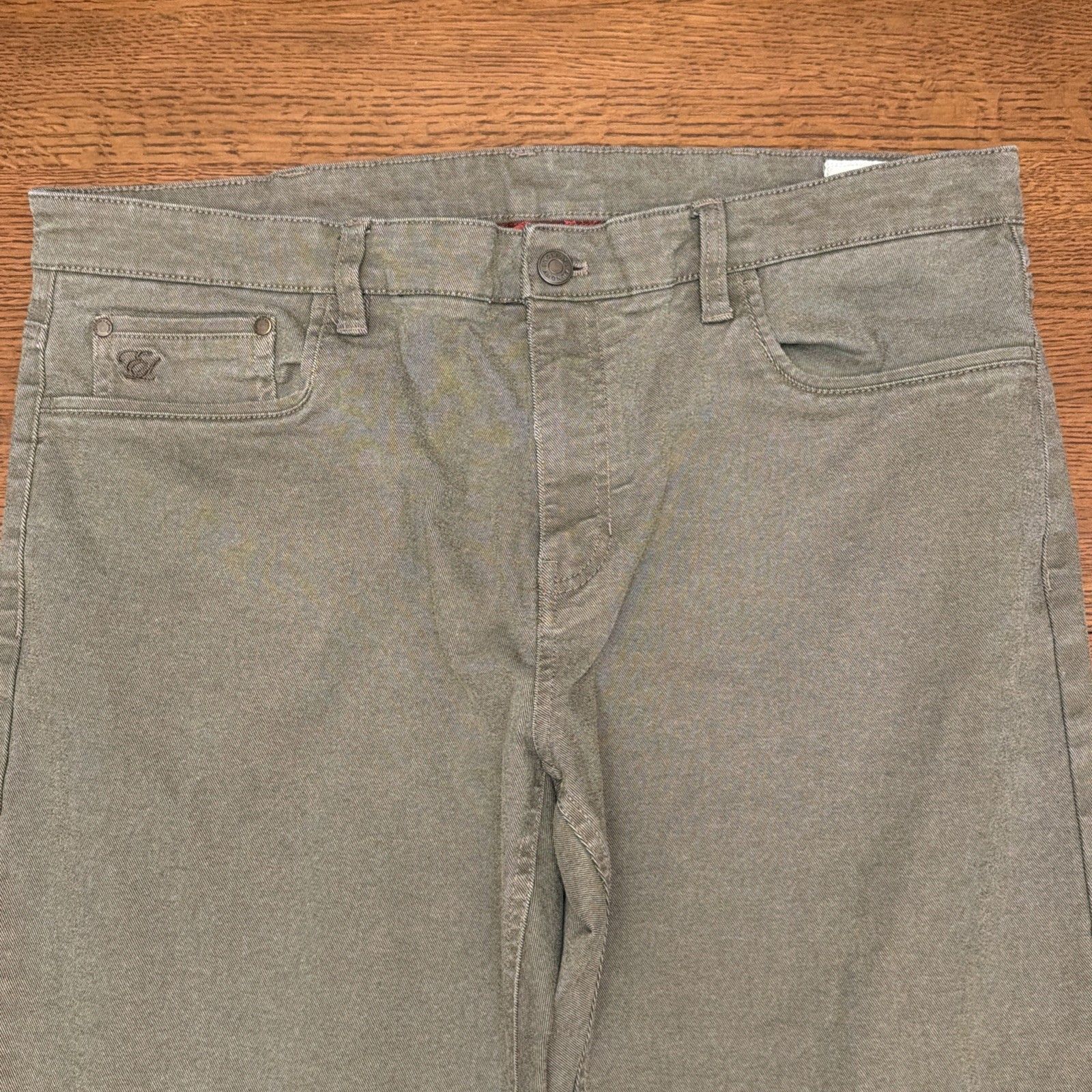 English Laundry Men's 38x32 Straight Stretch Leg Regular Fit Gray? Pants Euc — image 5 of 8